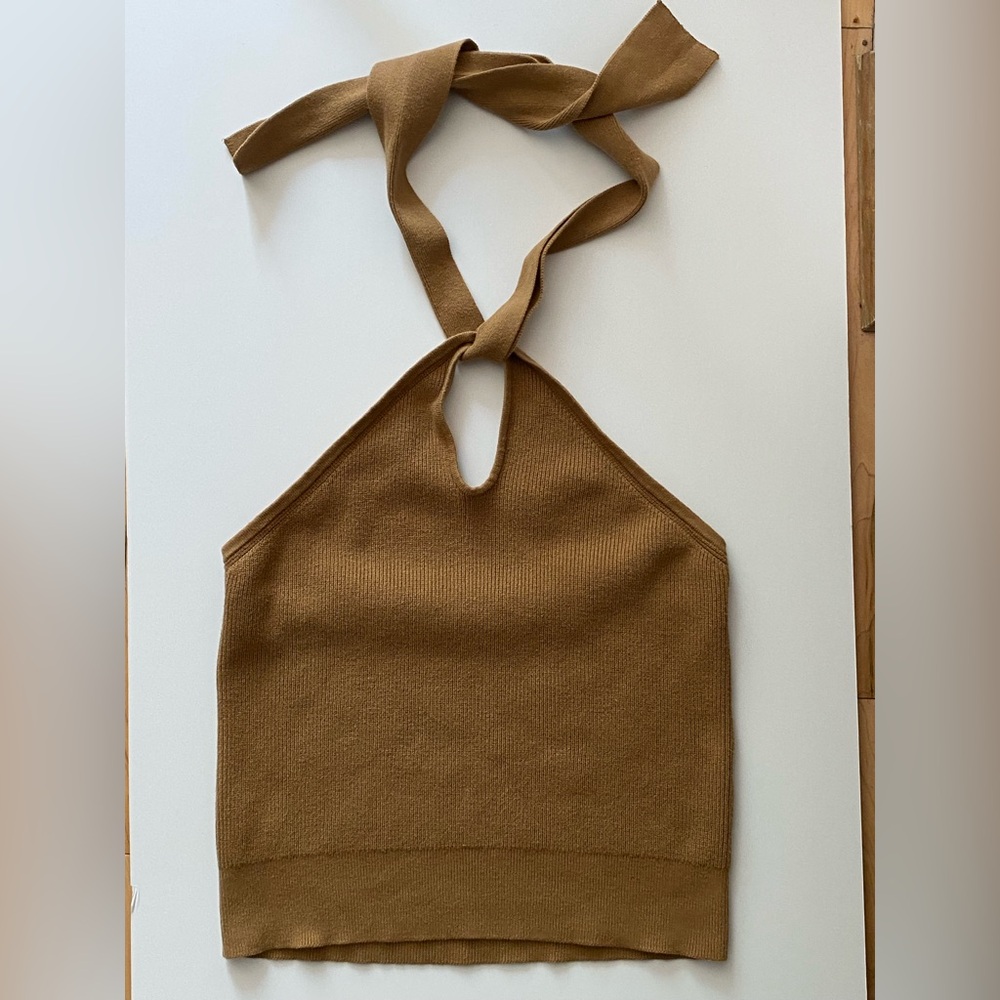 Banana Republic keyhole halter Tank Top